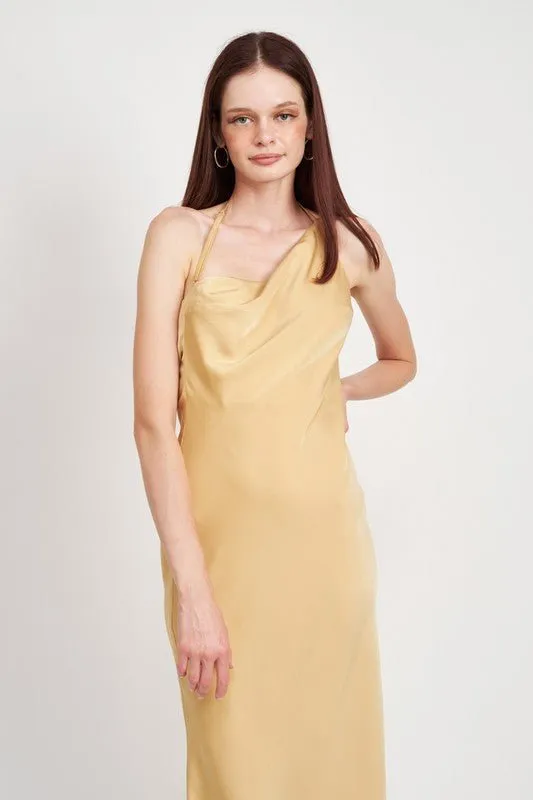 Satin Maxi Slip Dress