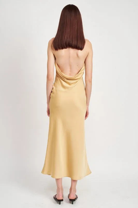 Satin Maxi Slip Dress