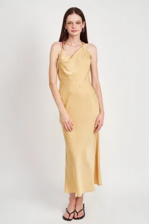Satin Maxi Slip Dress
