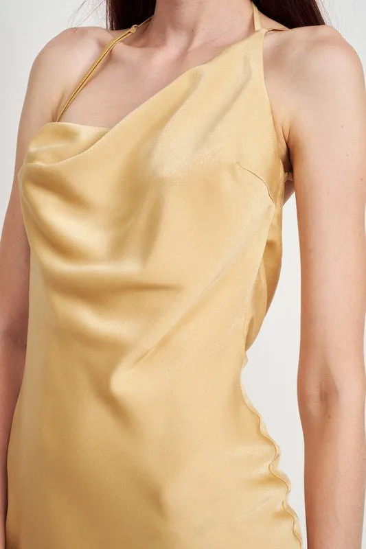 Satin Maxi Slip Dress