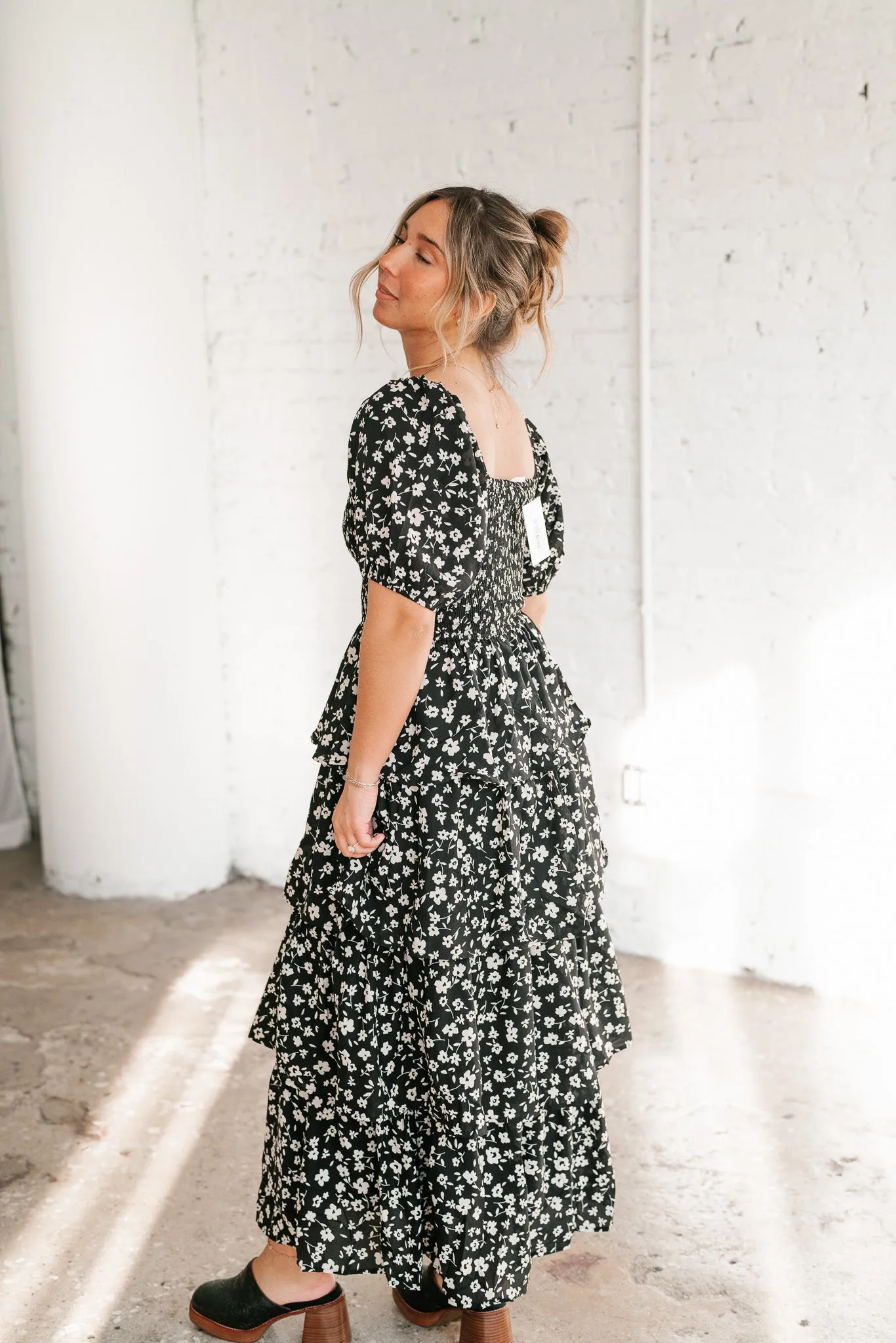 Second Glance Tiered Maxi Dress