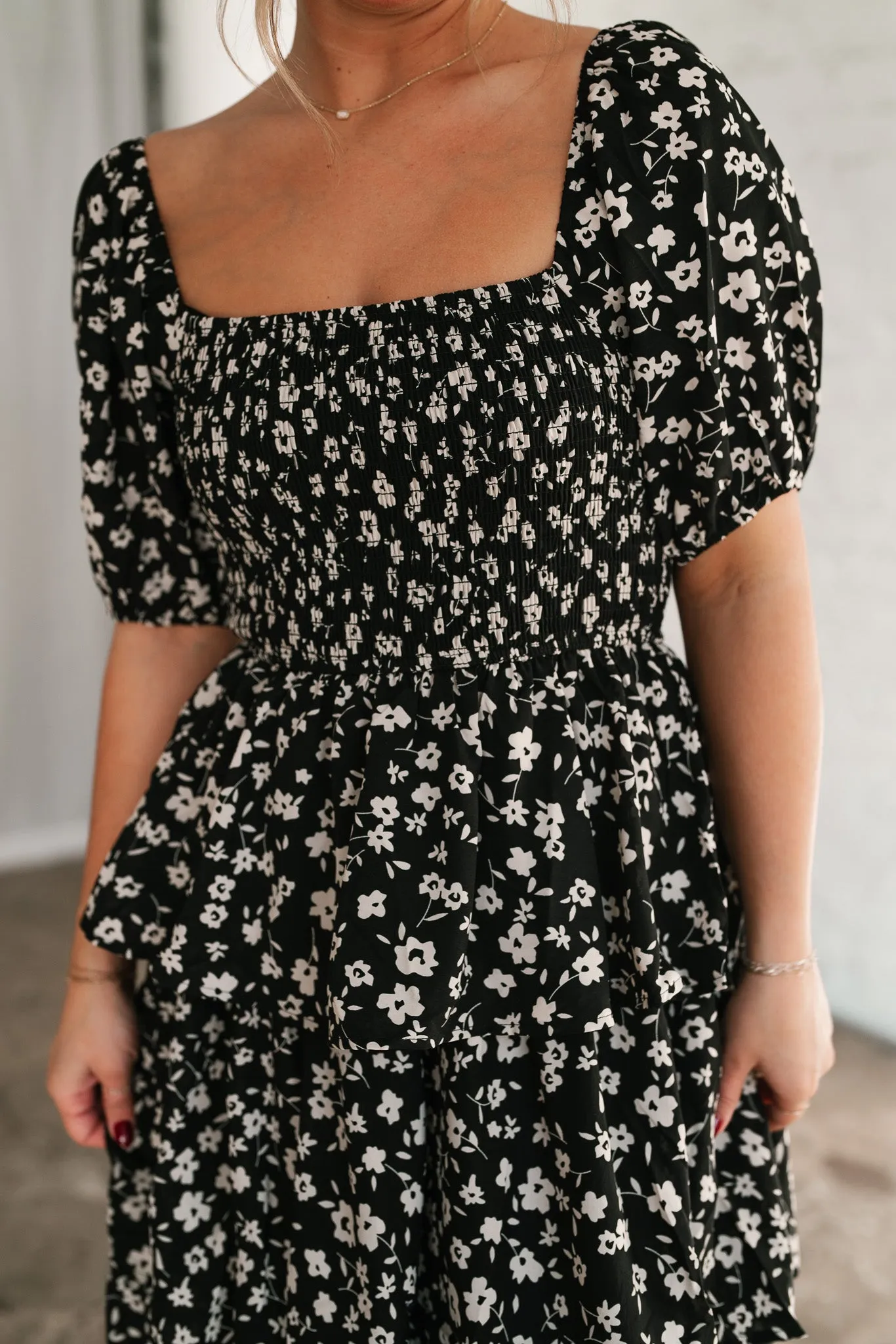 Second Glance Tiered Maxi Dress
