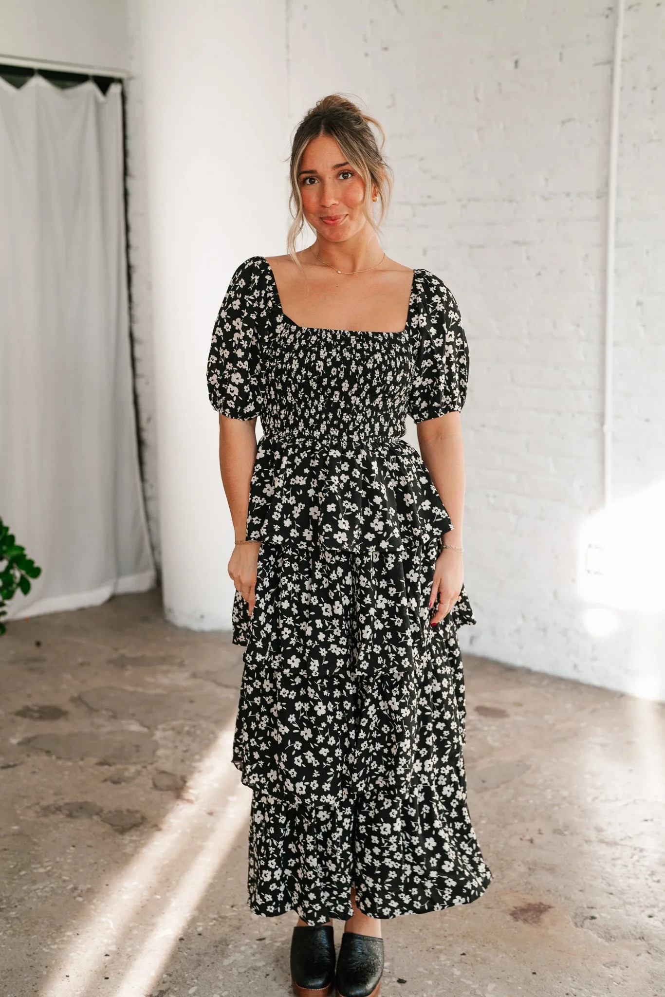Second Glance Tiered Maxi Dress