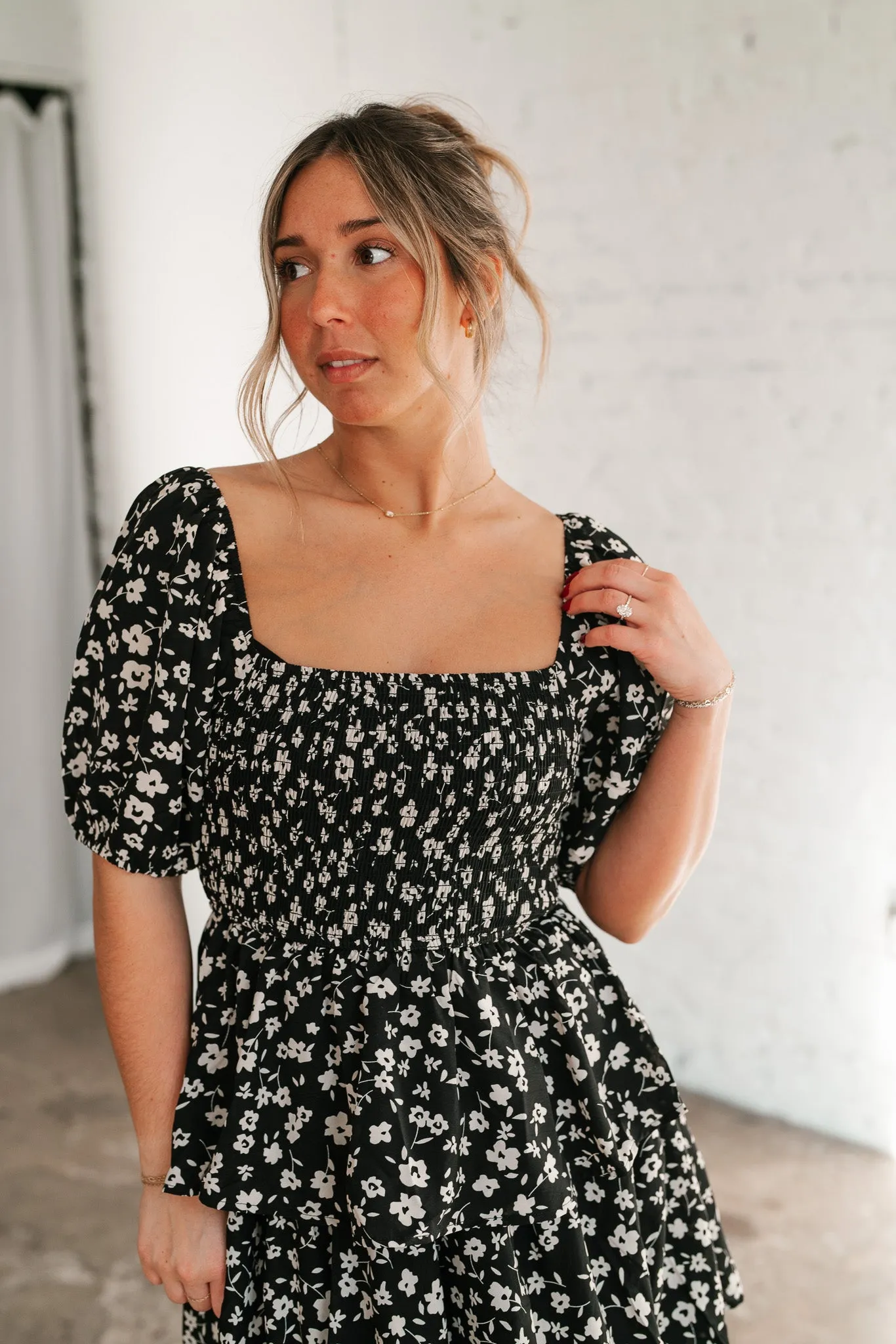Second Glance Tiered Maxi Dress