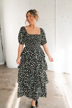 Second Glance Tiered Maxi Dress