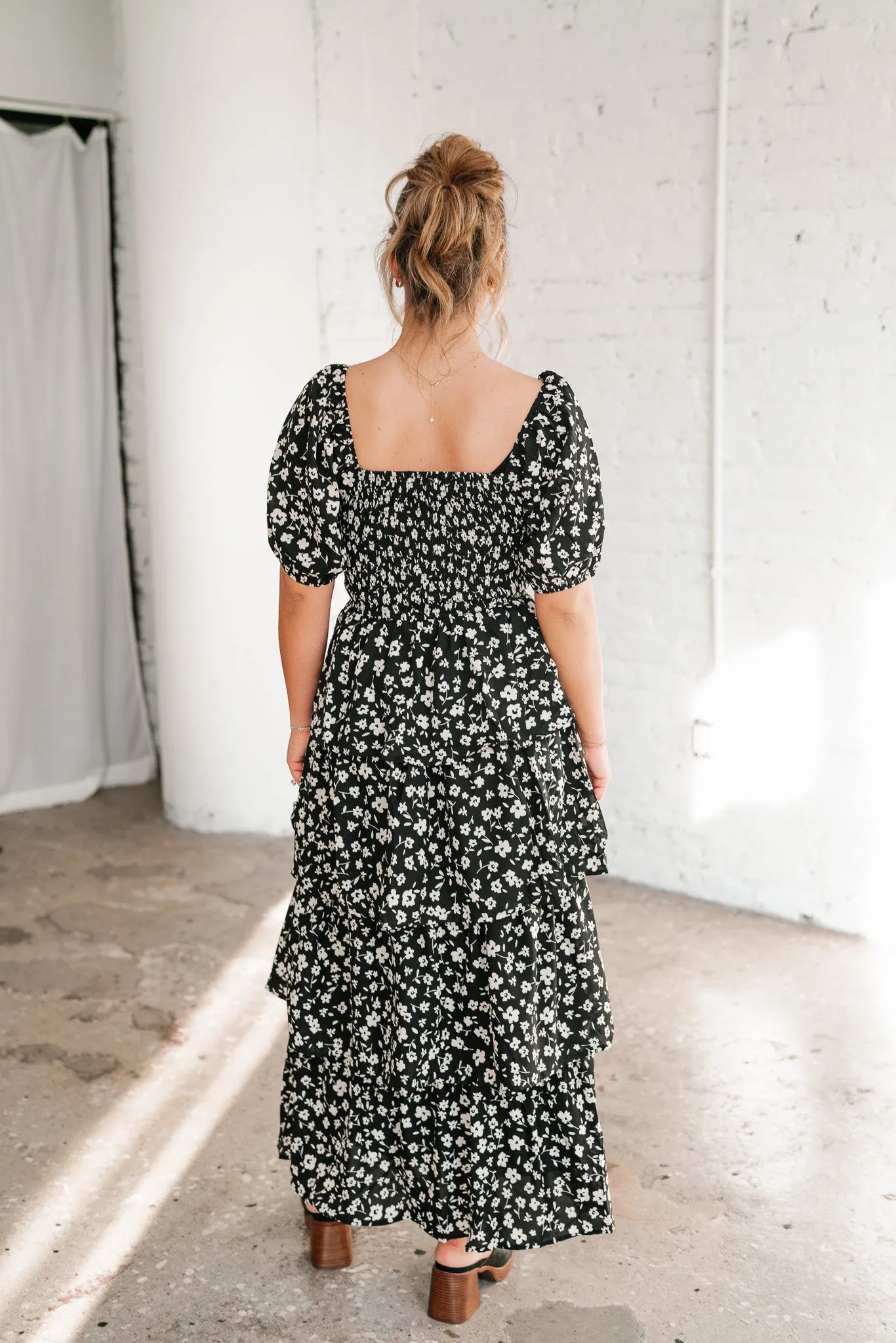 Second Glance Tiered Maxi Dress
