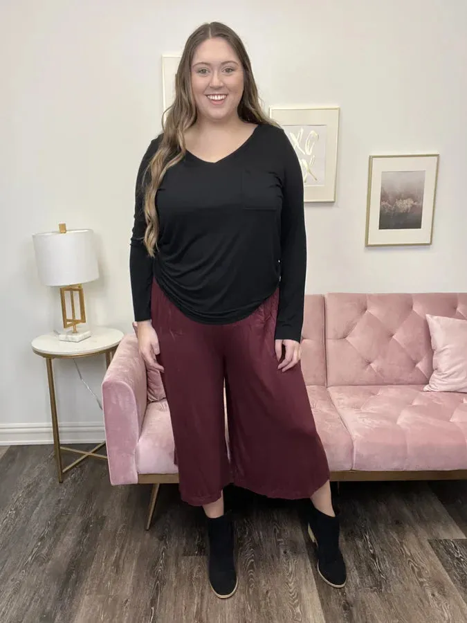 Secret Crush Smocked  Waist Pant * Final Sale*