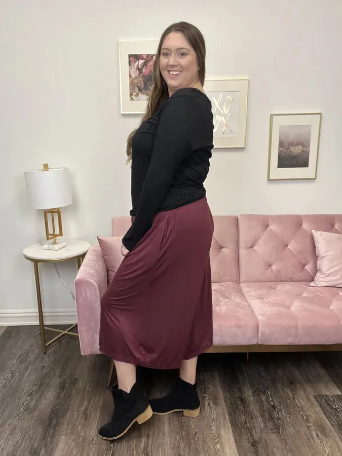 Secret Crush Smocked  Waist Pant * Final Sale*