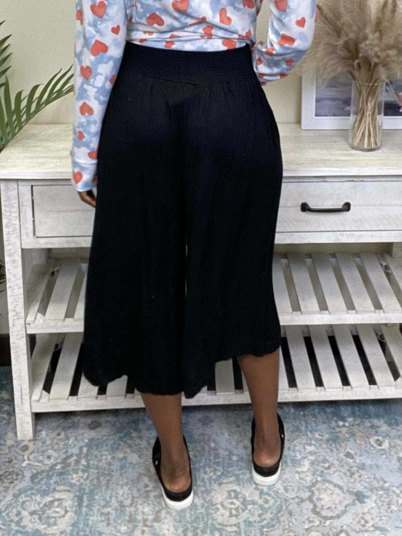 Secret Crush Smocked  Waist Pant * Final Sale*