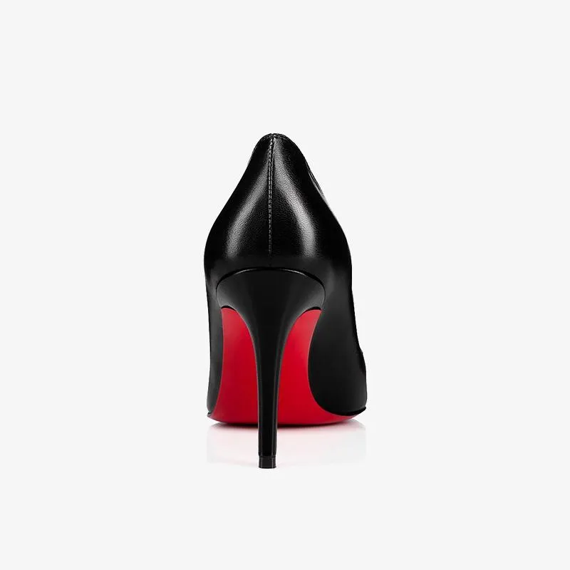 Shiny Nappa Leather Pointed 80mm Heel