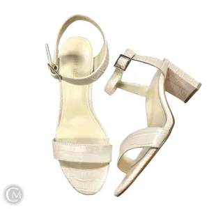 Shoes Heels Block By Nine West In Beige, Size: 9