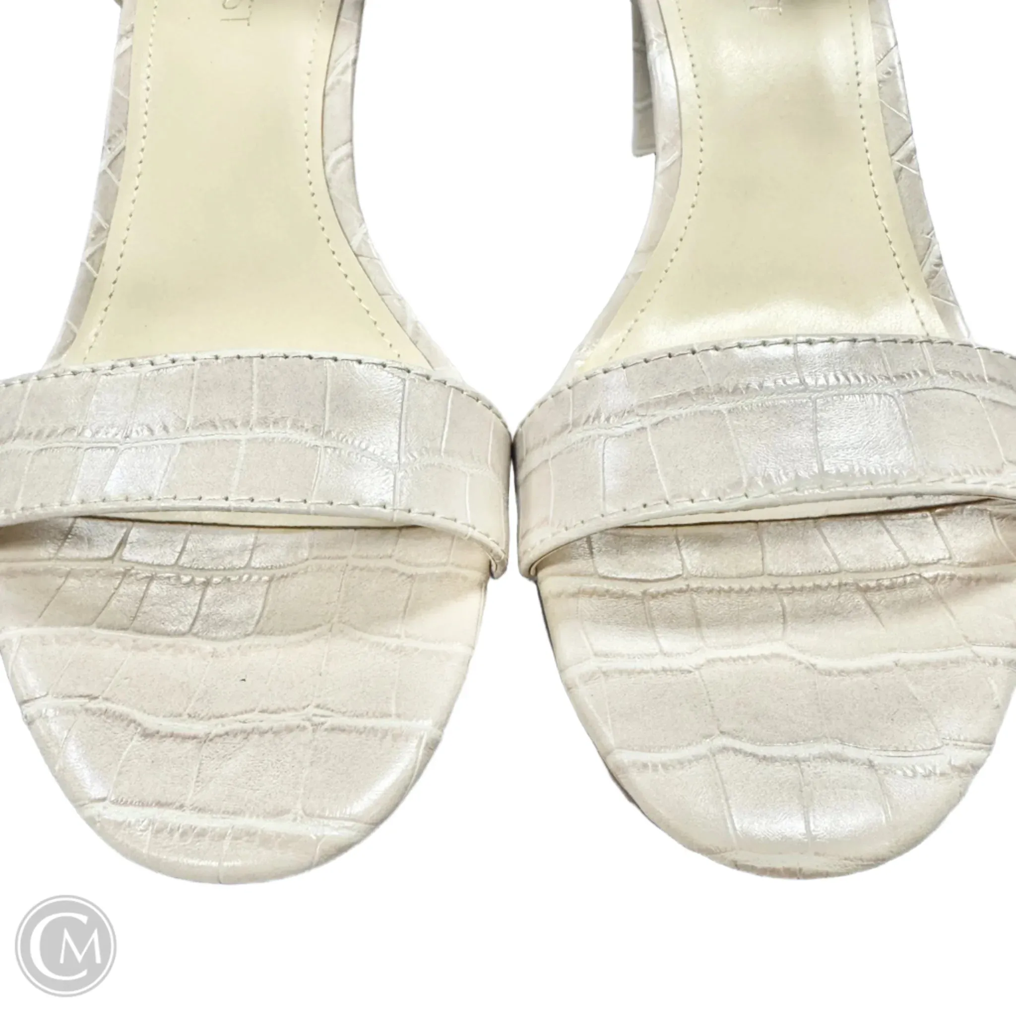 Shoes Heels Block By Nine West In Beige, Size: 9