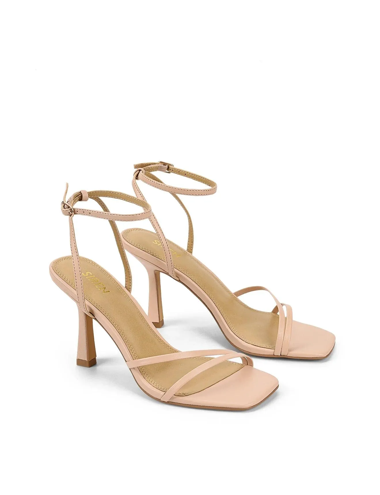 SIREN SPRINKLE STRAPPY HEELS