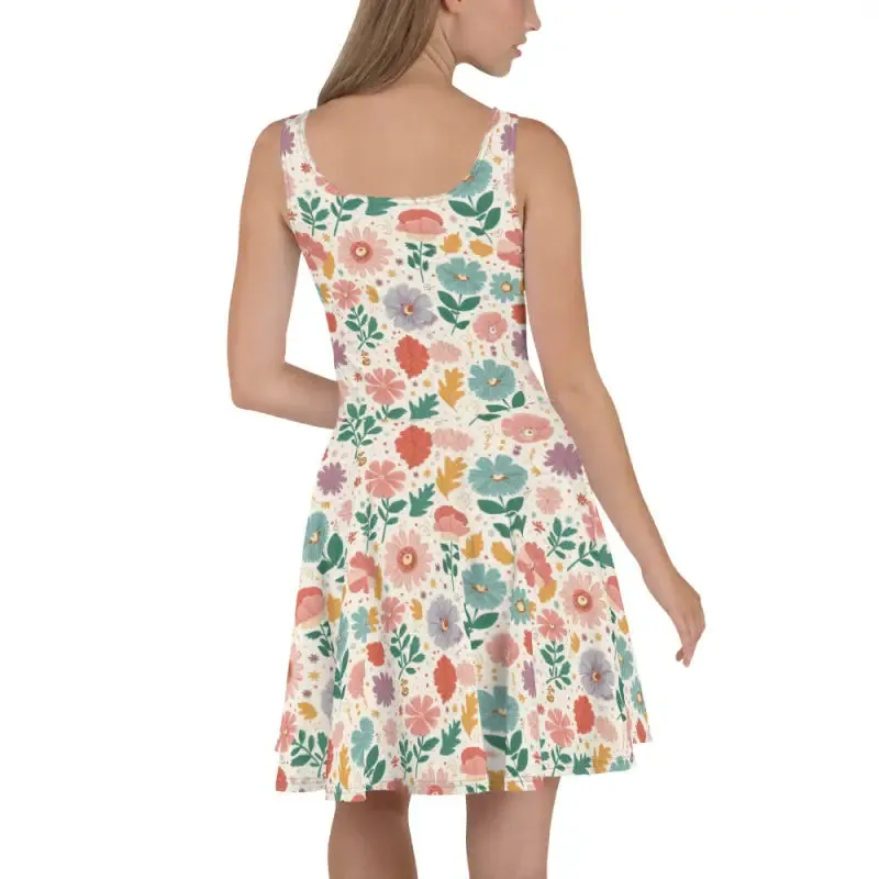 Sizzling Sleeveless Skater Dress