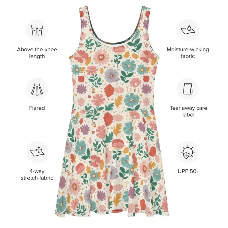 Sizzling Sleeveless Skater Dress