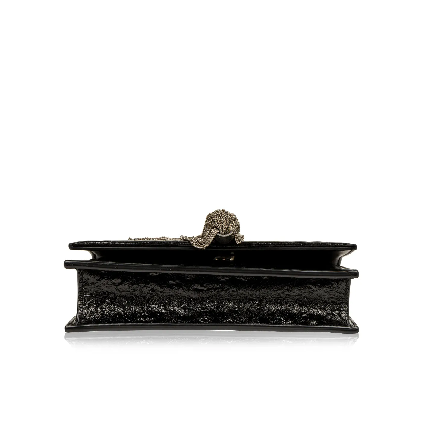 Small Kate Tassel Bag - Faux Ostrich
