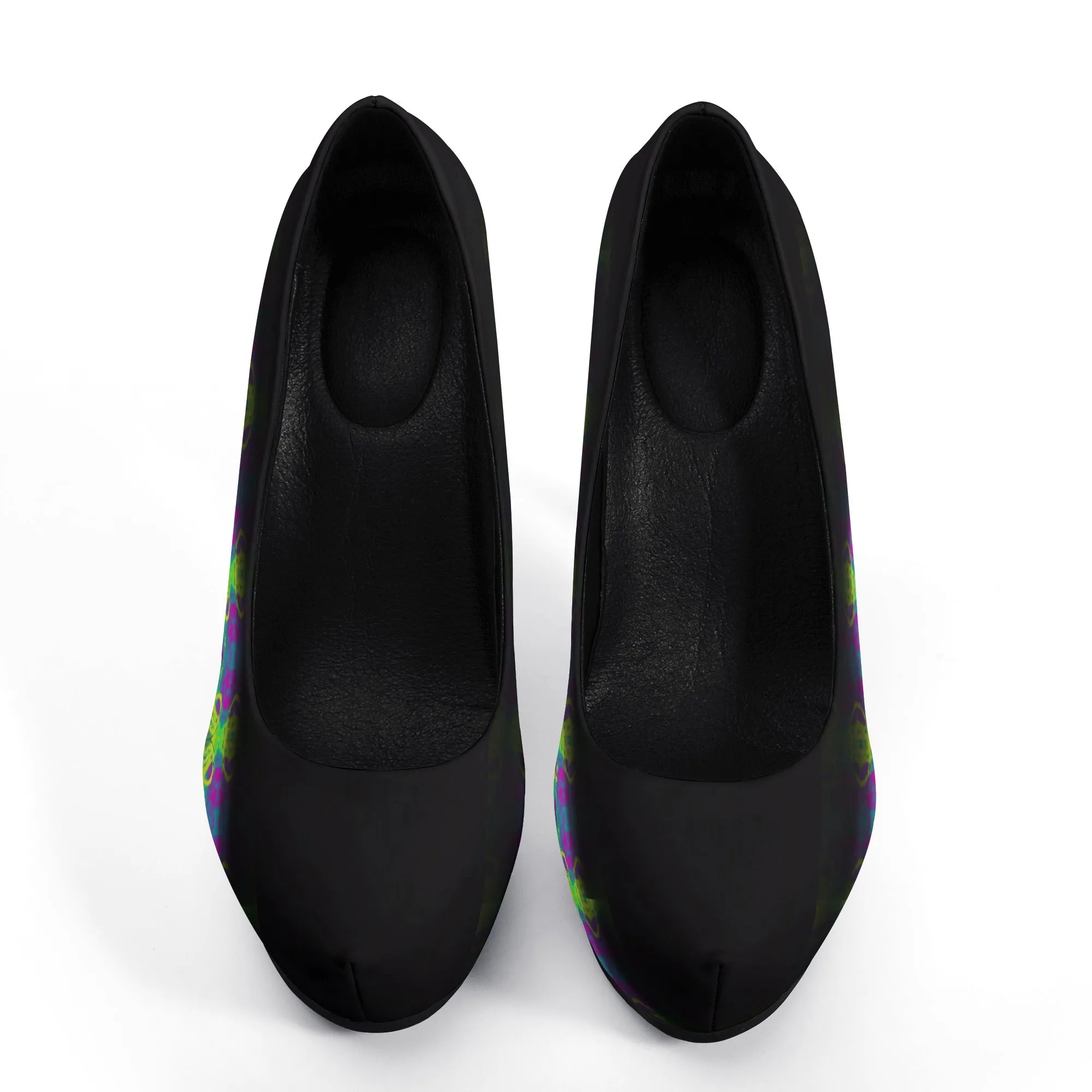 Snake Platform 5 Inch High Heels