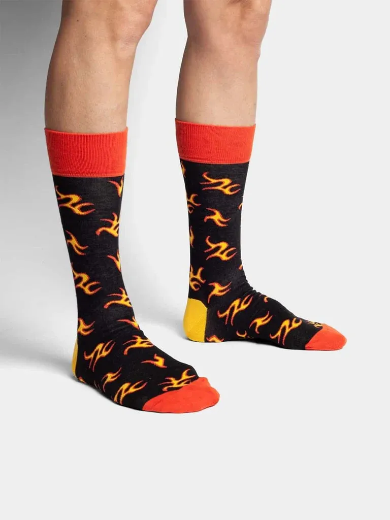 socks - tribal fire