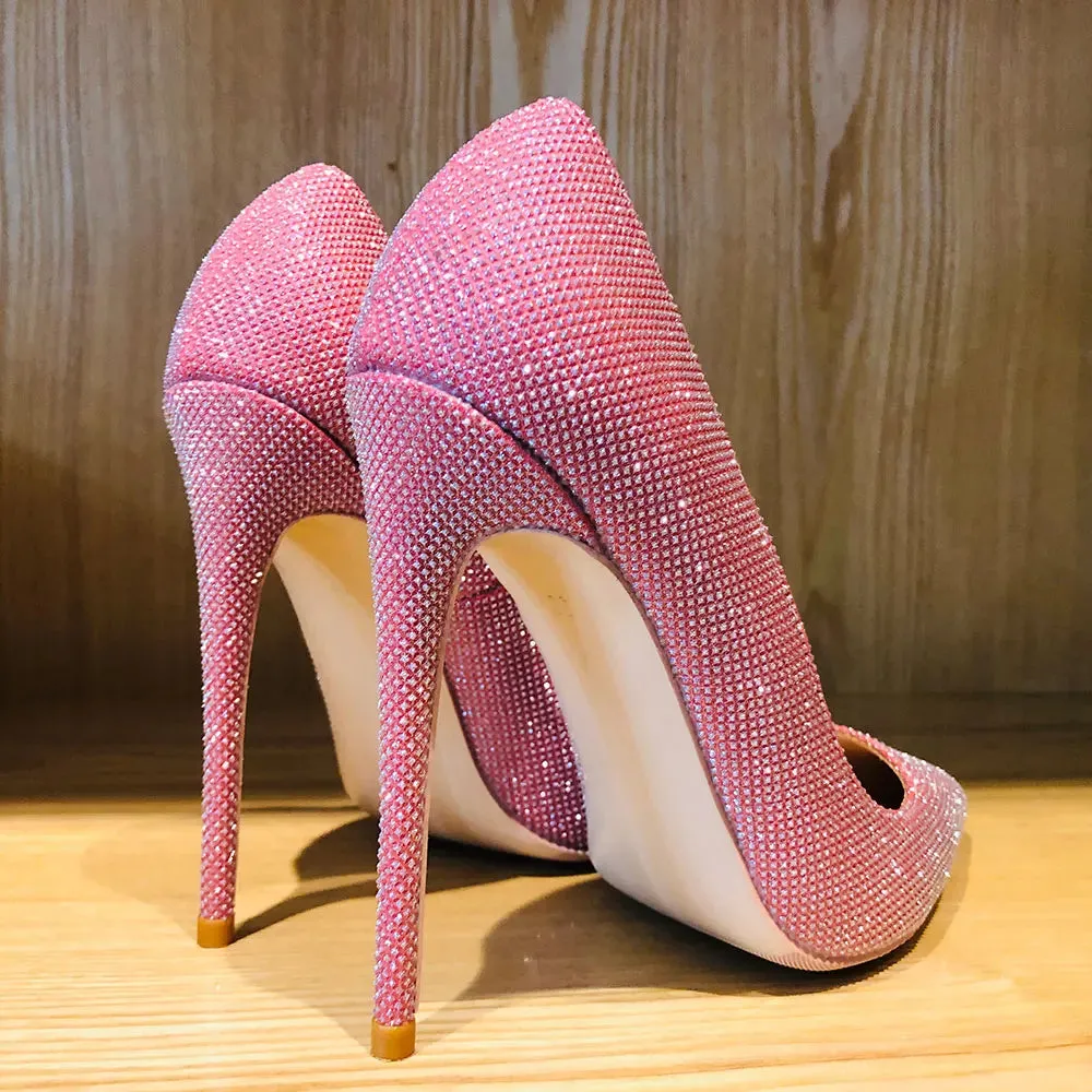 Sparkly Bling Women's High Heel Shoes