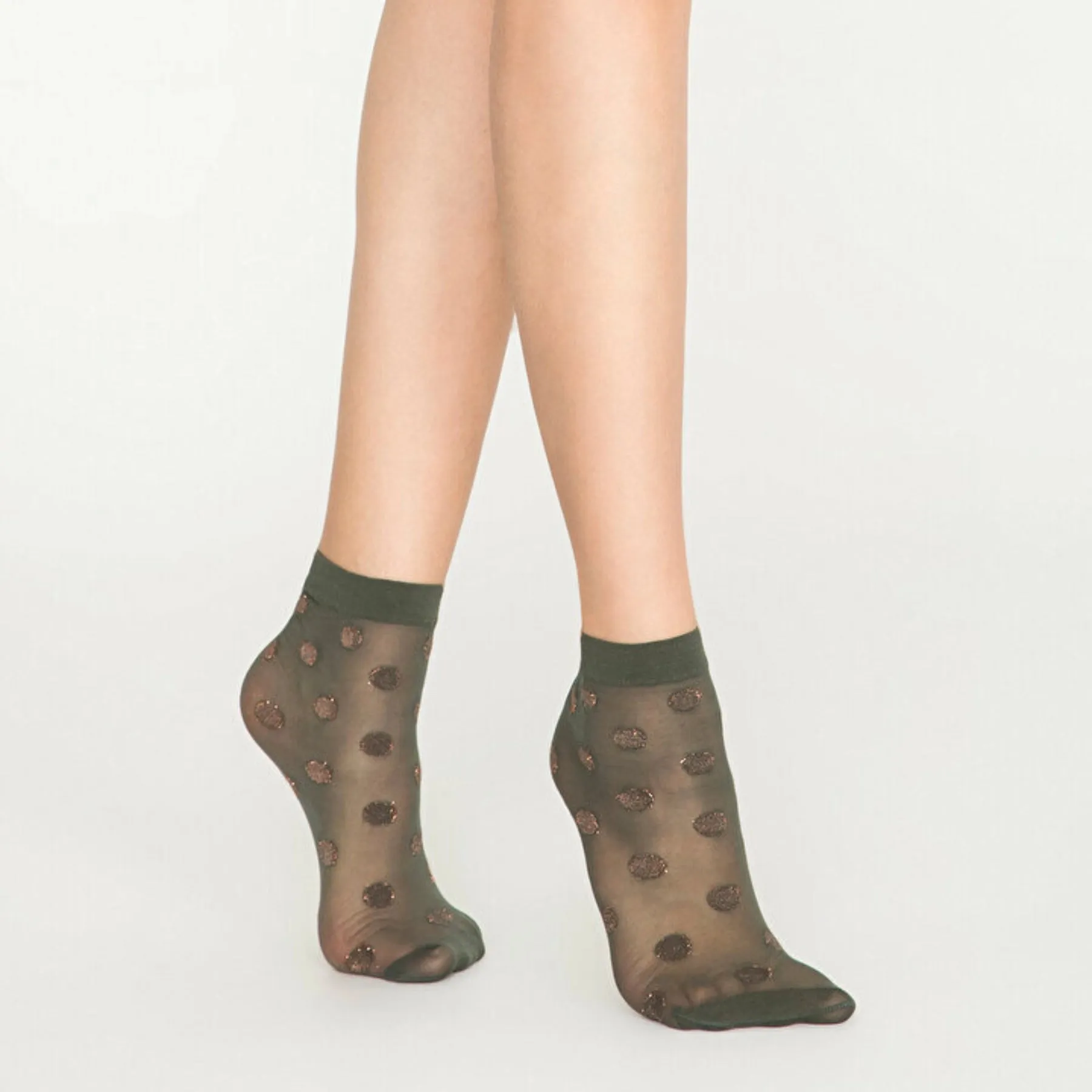 Sparkly, Dotted, Ankle Socks