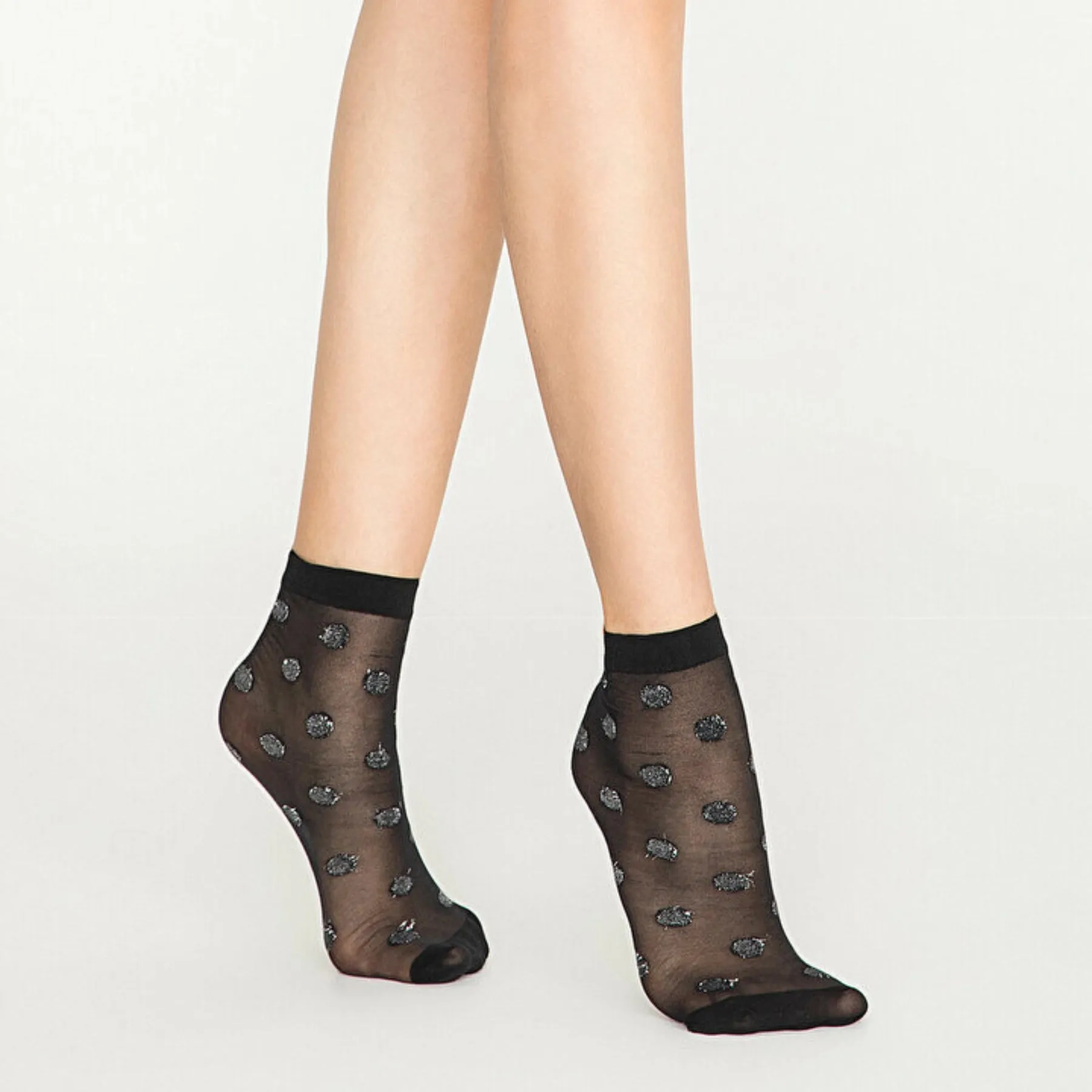 Sparkly, Dotted, Ankle Socks
