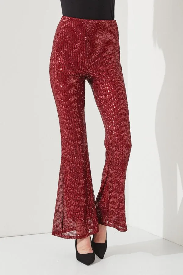Sparkly High Waisted Sequin Pants