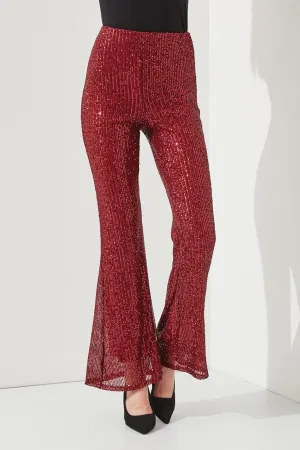 Sparkly High Waisted Sequin Pants
