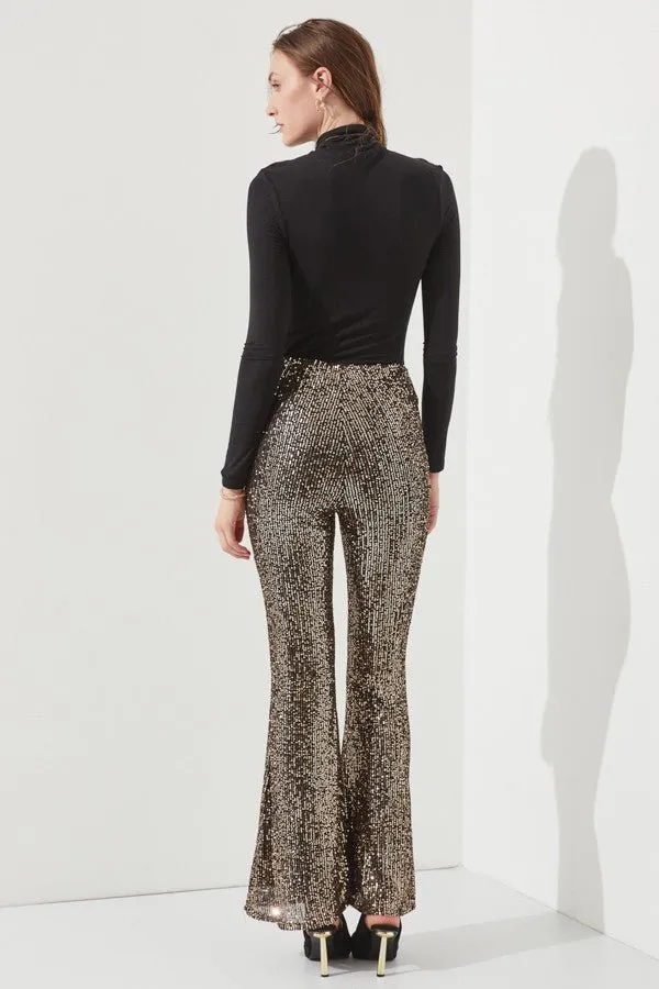 Sparkly High Waisted Sequin Pants