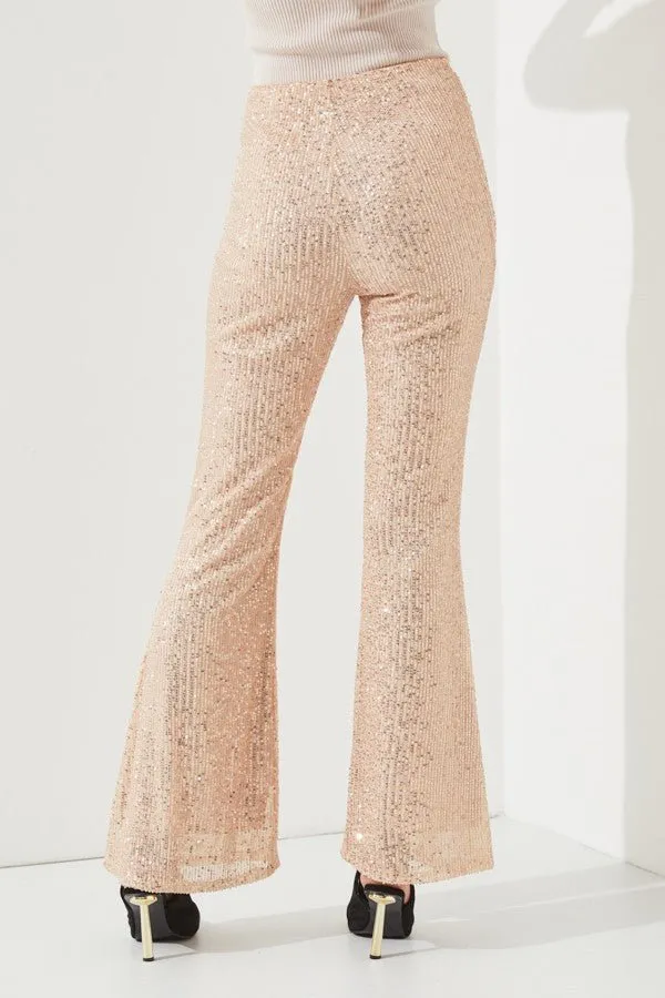 Sparkly High Waisted Sequin Pants