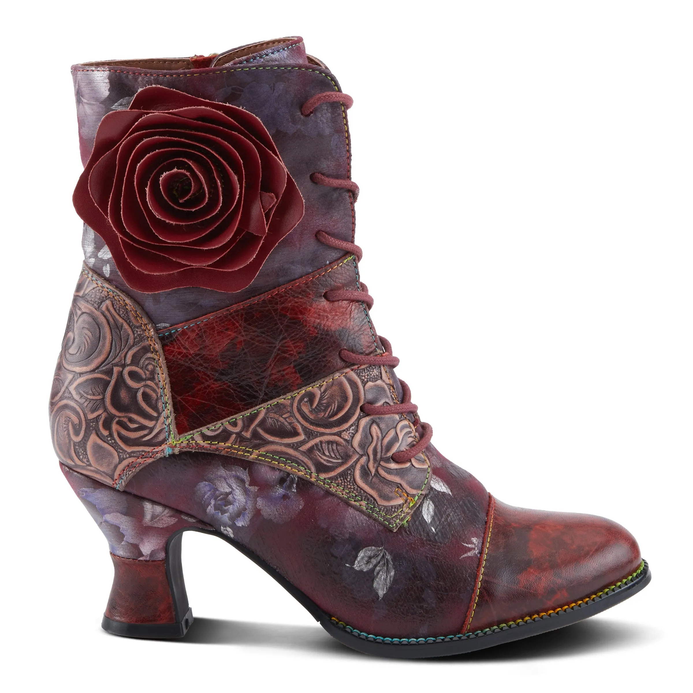Spring Step Shoes L'Artiste Roselia Stunin Women's Floral Booties