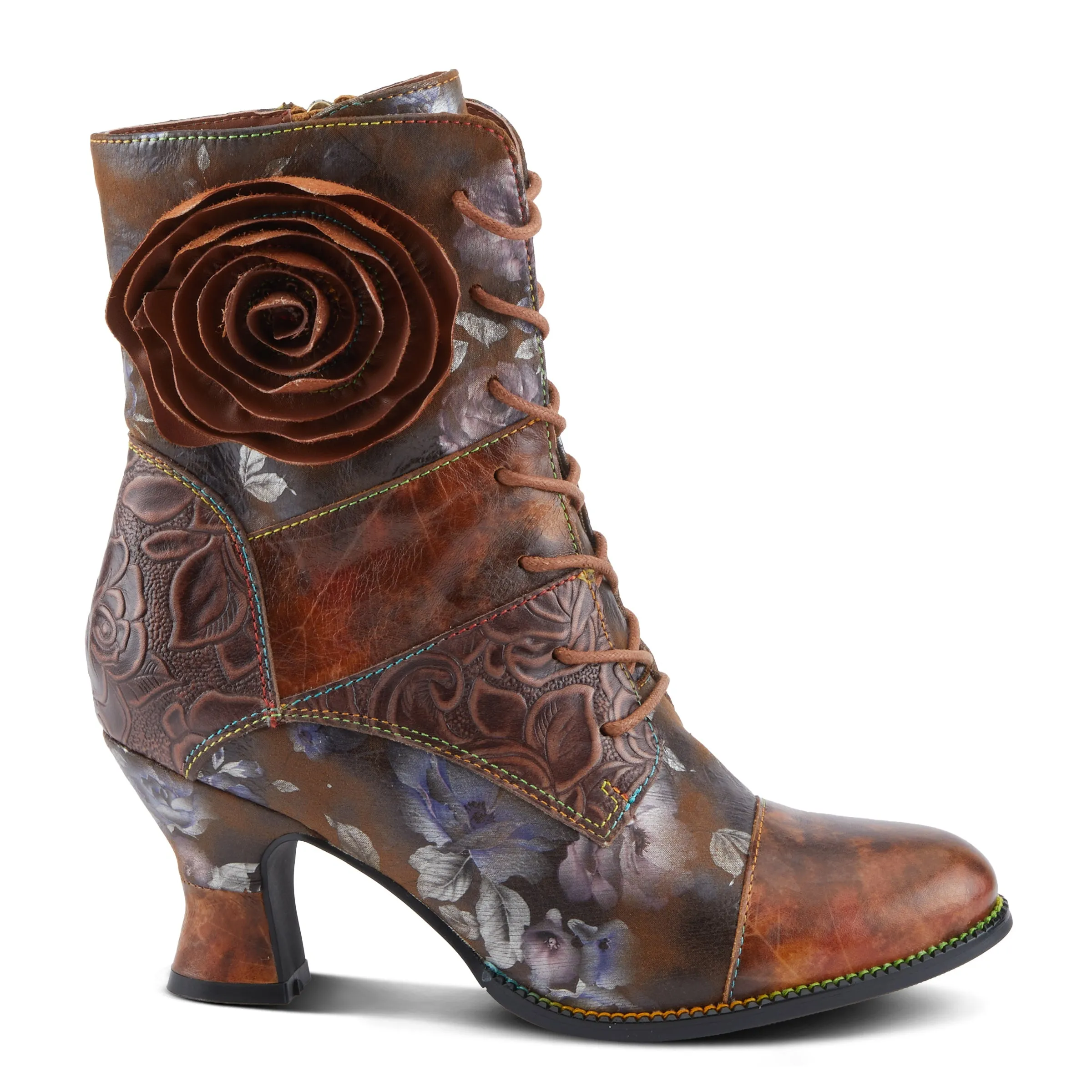 Spring Step Shoes L'Artiste Roselia Stunin Women's Floral Booties