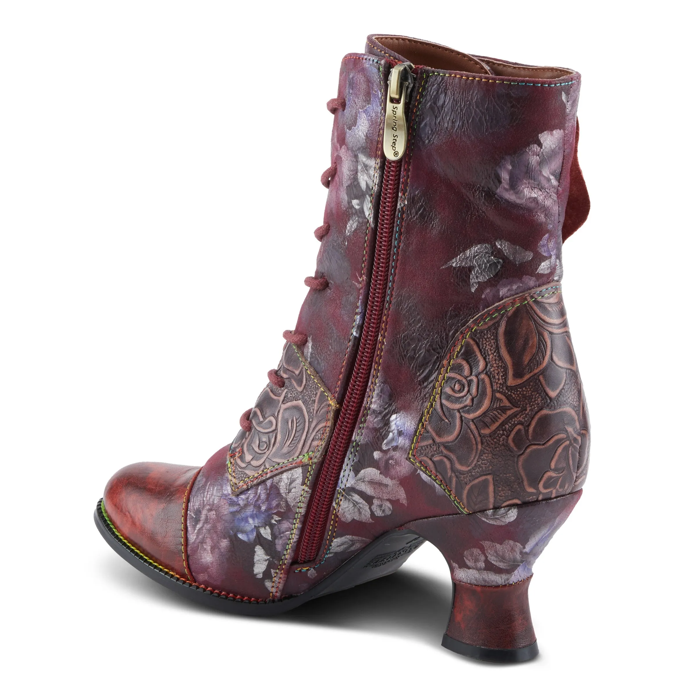 Spring Step Shoes L'Artiste Roselia Stunin Women's Floral Booties