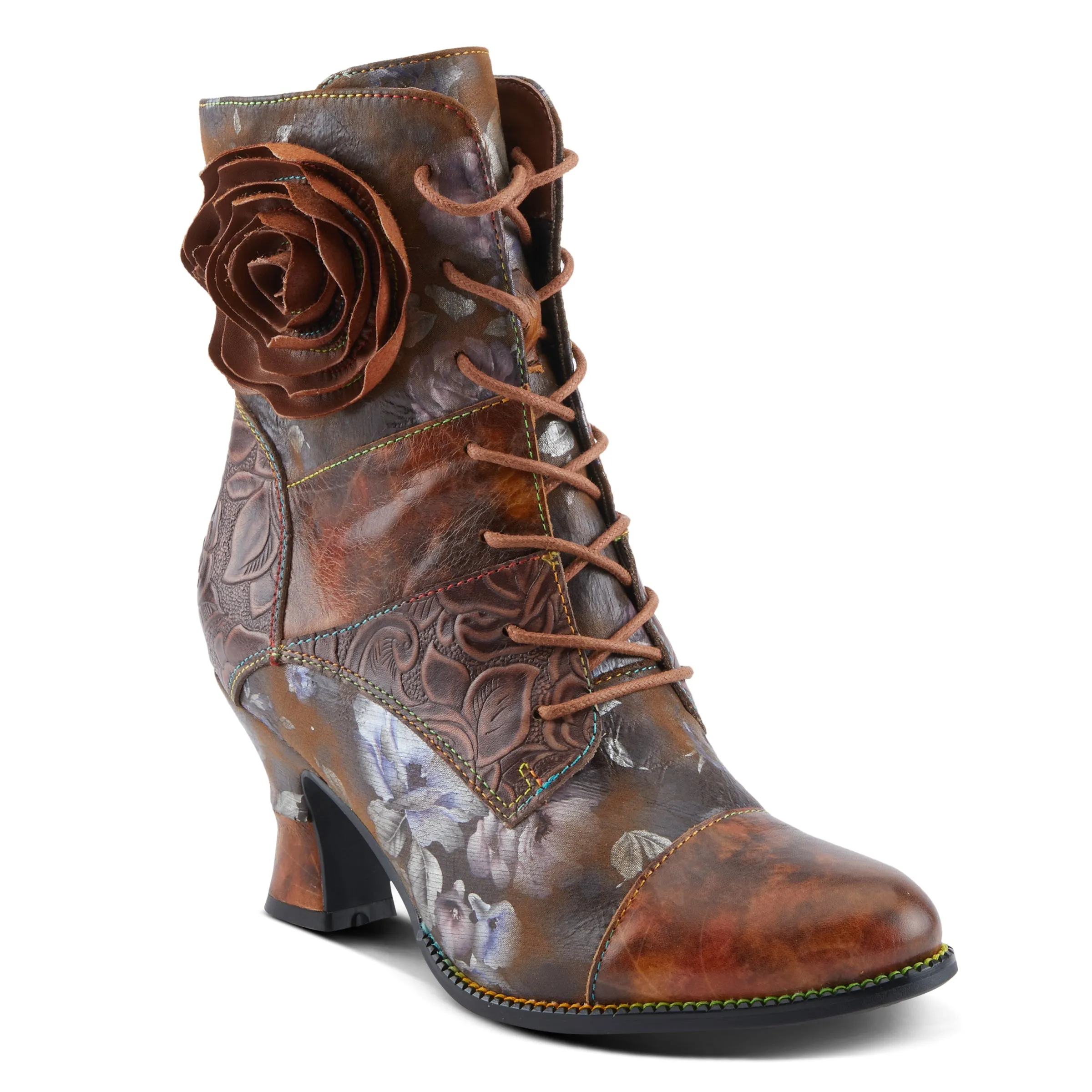 Spring Step Shoes L'Artiste Roselia Stunin Women's Floral Booties
