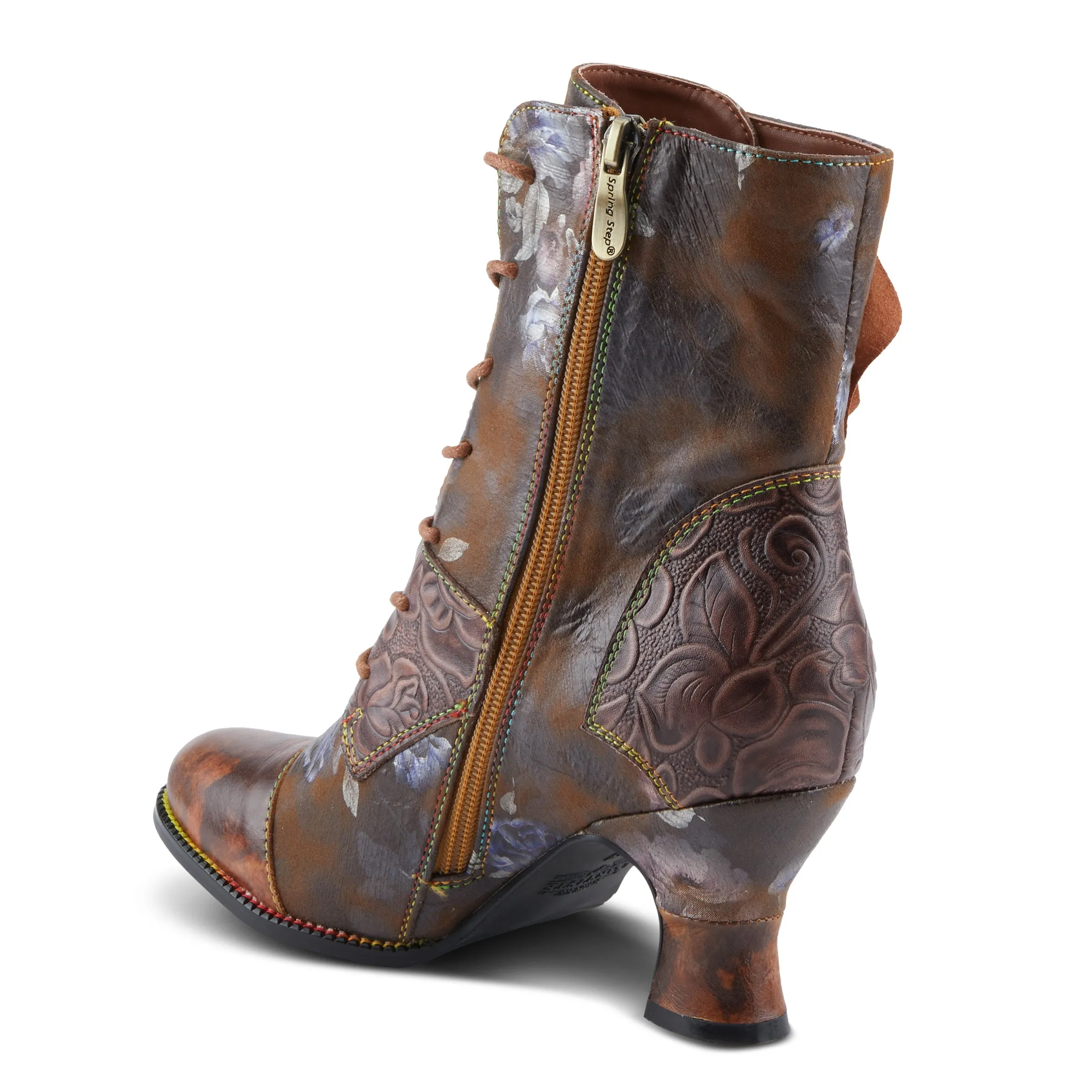 Spring Step Shoes L'Artiste Roselia Stunin Women's Floral Booties