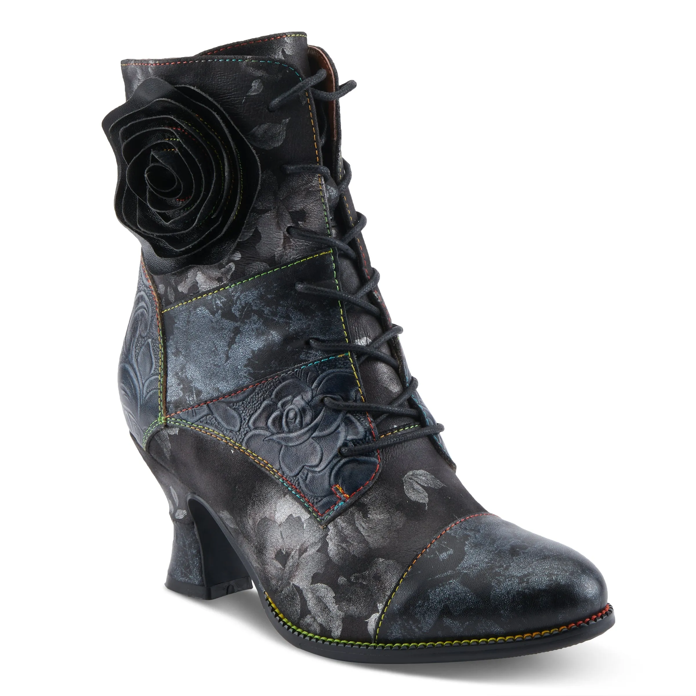 Spring Step Shoes L'Artiste Roselia Stunin Women's Floral Booties
