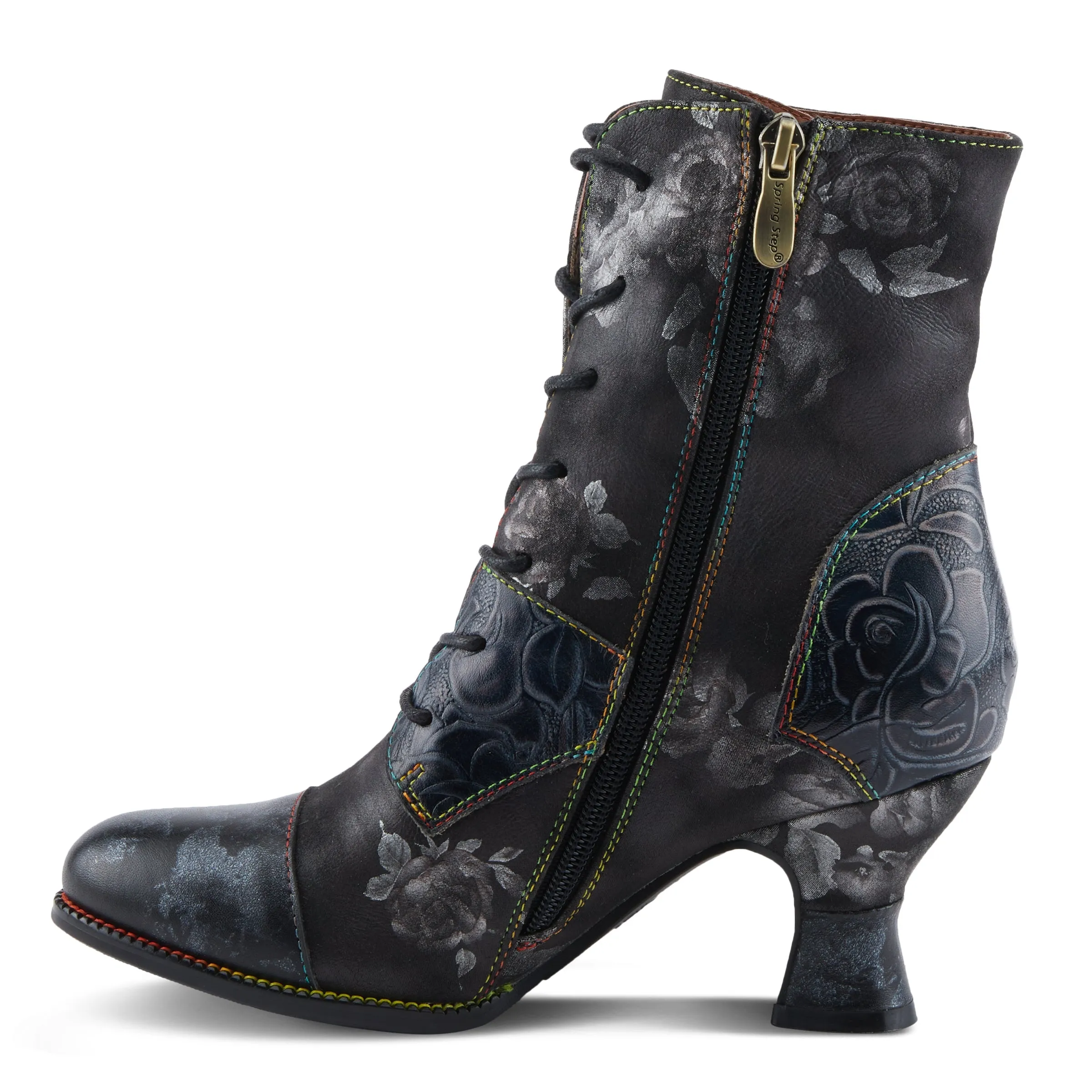 Spring Step Shoes L'Artiste Roselia Stunin Women's Floral Booties