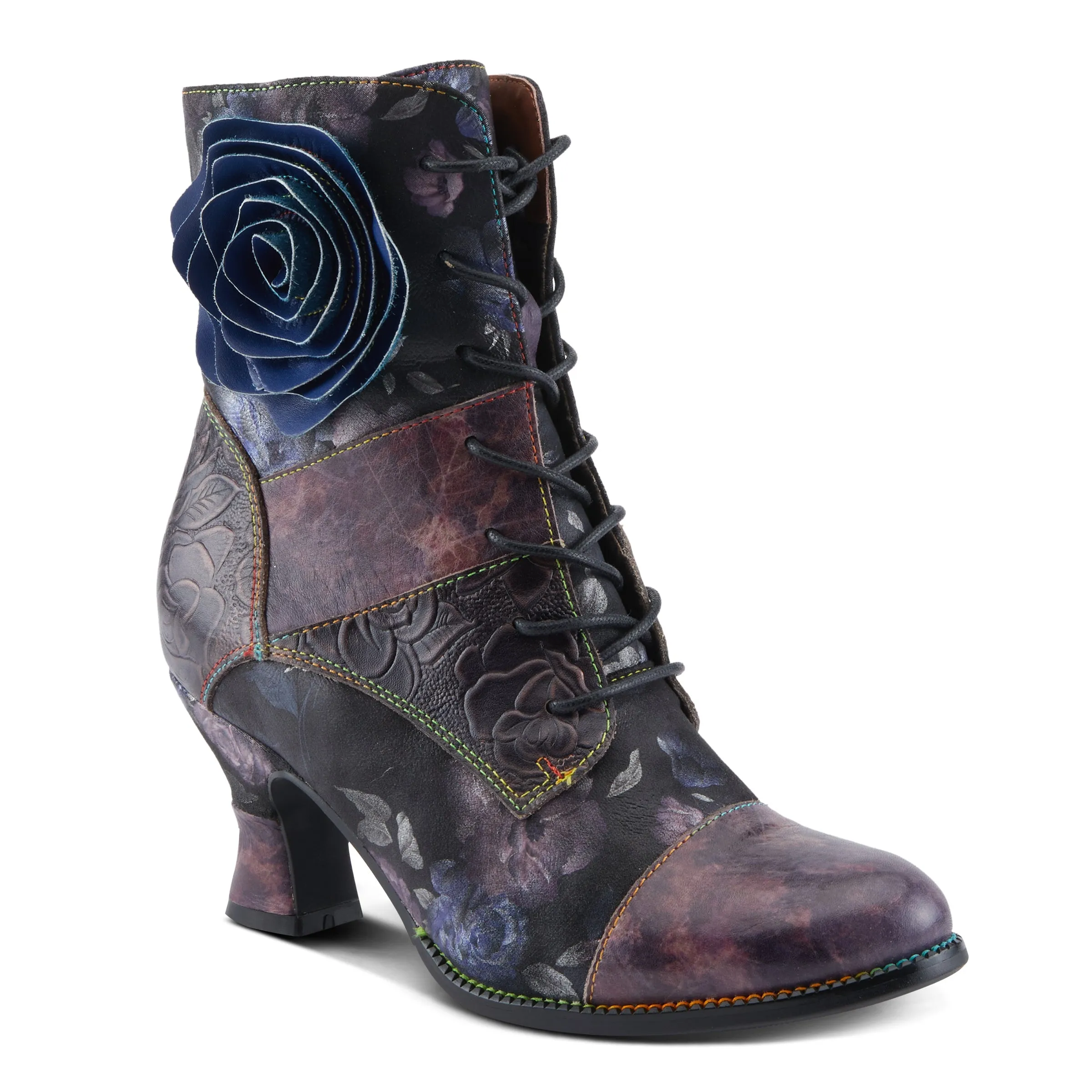 Spring Step Shoes L'Artiste Roselia Stunin Women's Floral Booties