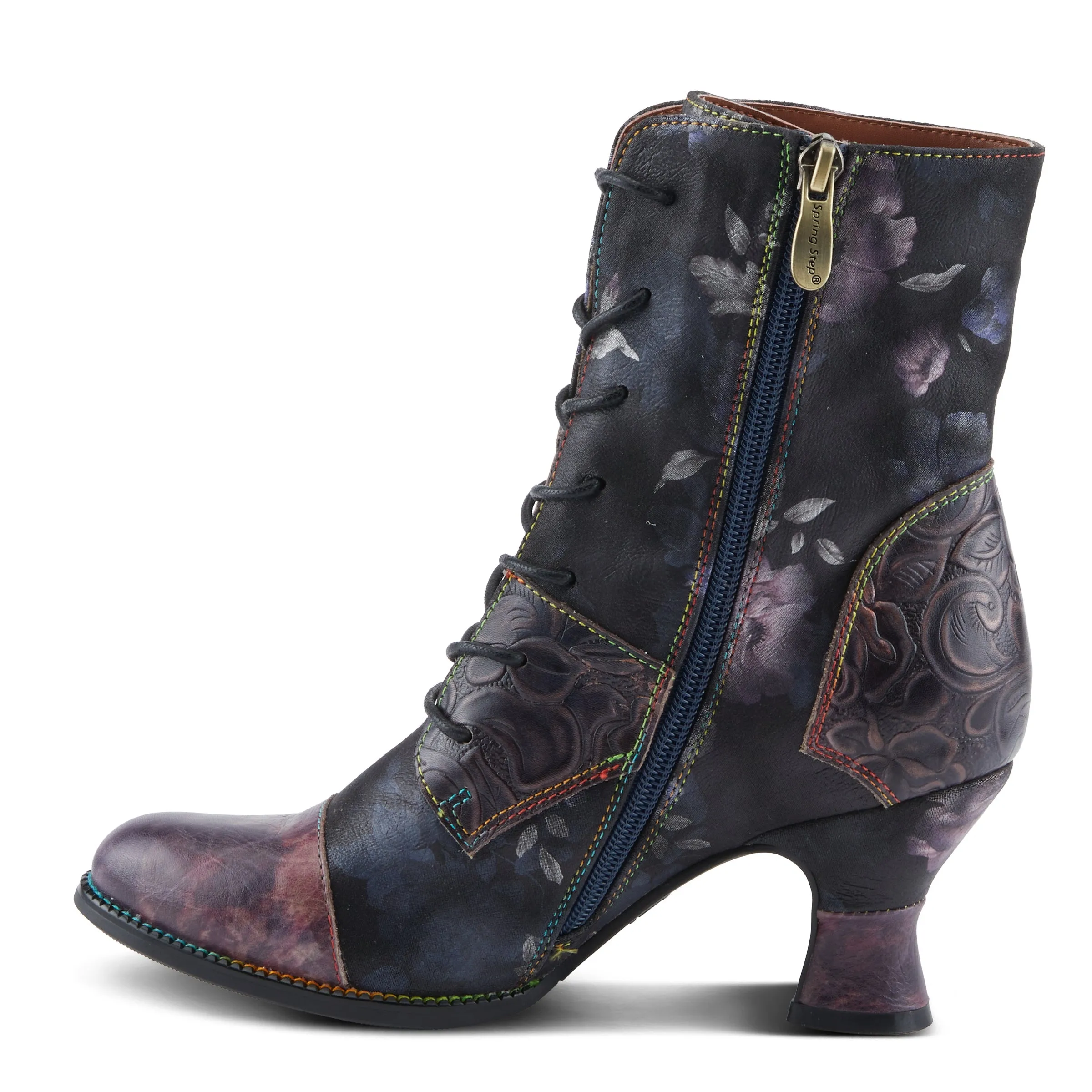 Spring Step Shoes L'Artiste Roselia Stunin Women's Floral Booties
