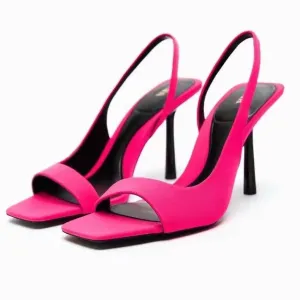 Square Open Toe High heels