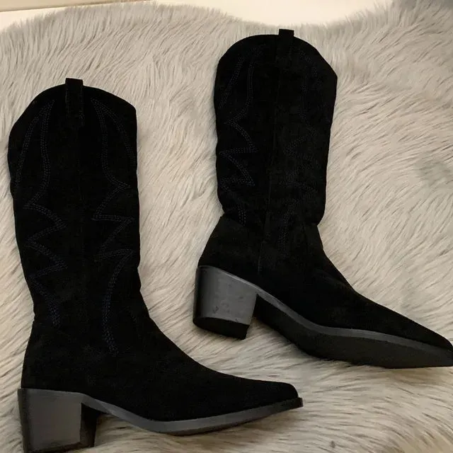 Stella |  Elegant Slip-On Winter Boots