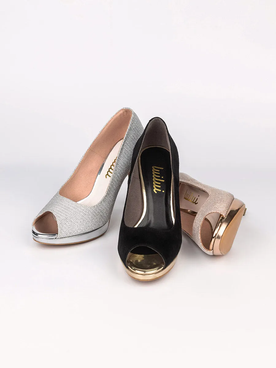 STELLA peeptoes platform heels