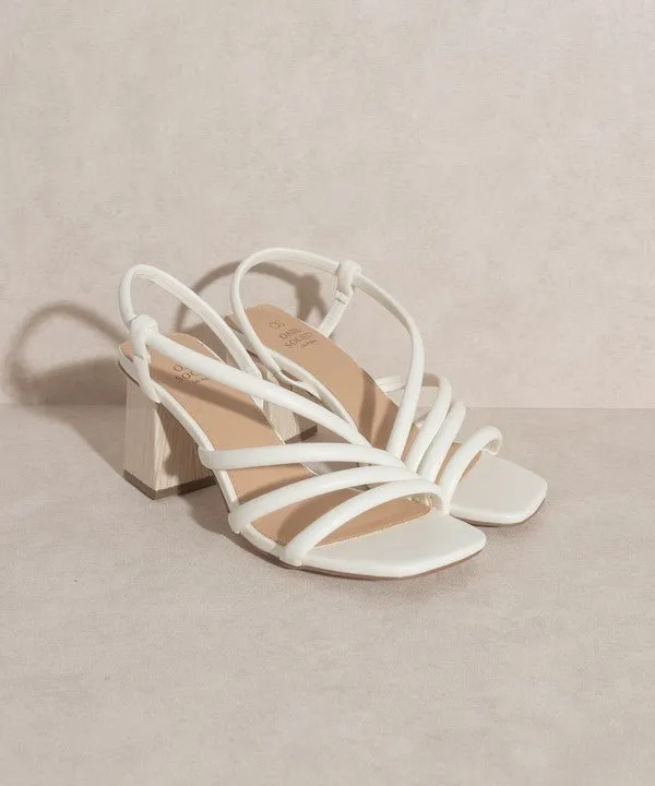 Strappy Block Heels