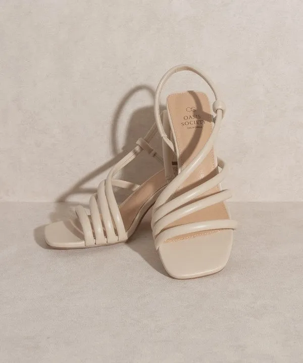 Strappy Block Heels