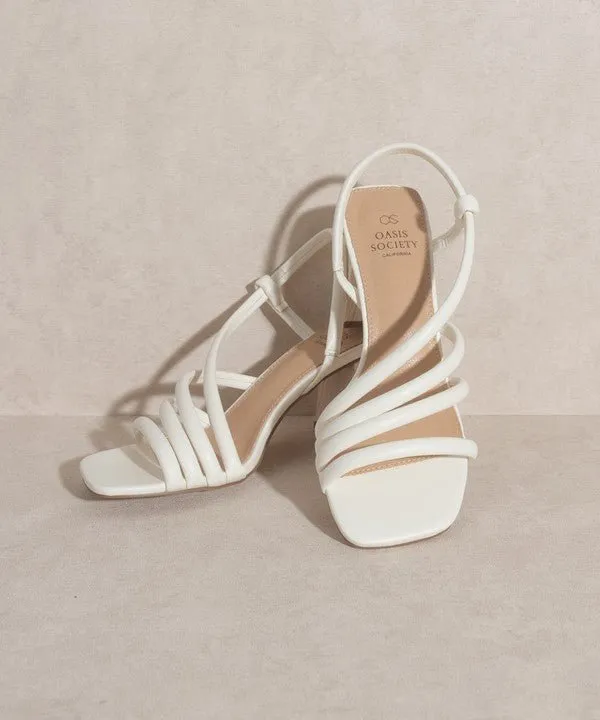 Strappy Block Heels