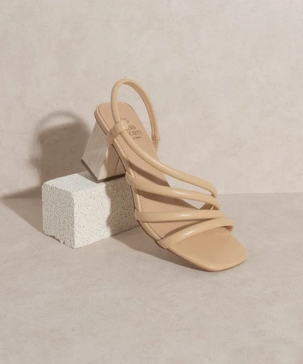 Strappy Block Heels