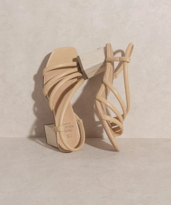 Strappy Block Heels