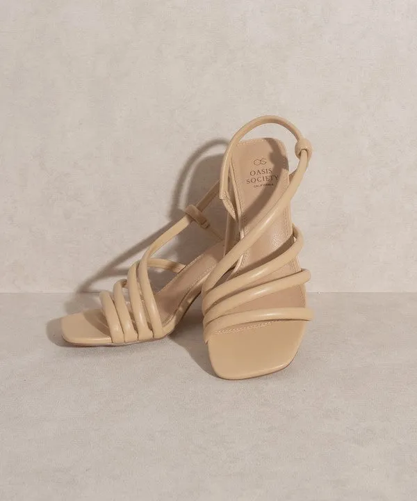 Strappy Block Heels