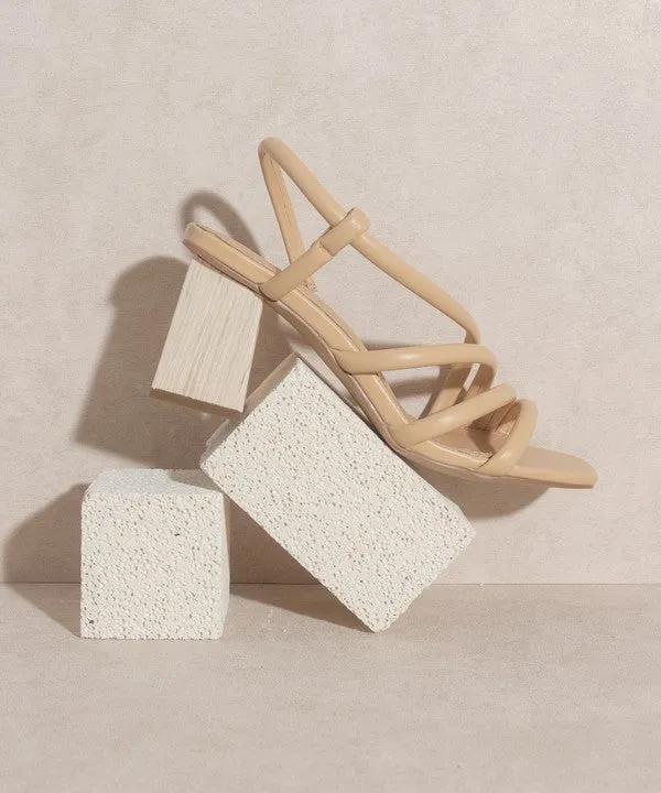Strappy Block Heels