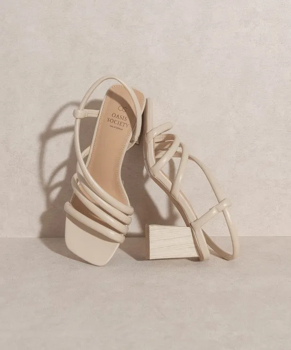 Strappy Block Heels