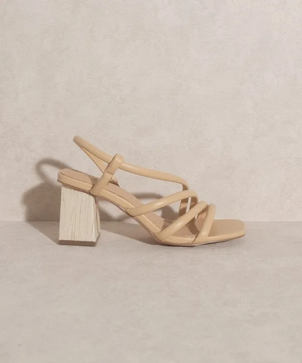 Strappy Block Heels